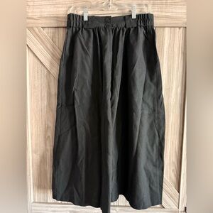 Requirements Classic Black Midi Skirt